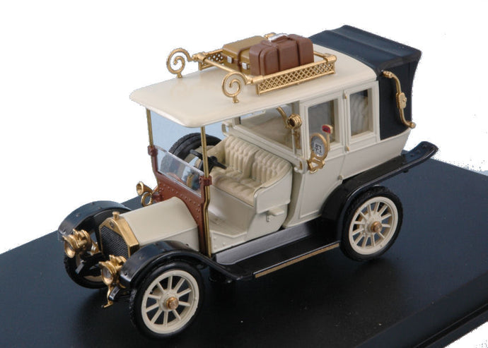 MERCEDES BENZ 20-35 PS TAXI BERLINO 1911 IVORY BLACK 1:43