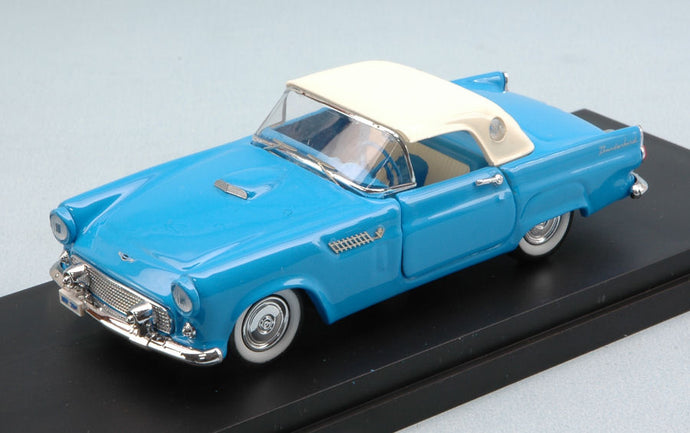 FORD USA THUNDERBIRD SPIDER SOFT-TOP 1956 LIGHT BLUE WHITE 1:43