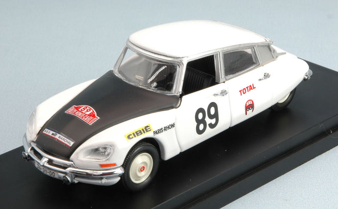 CITROEN DS21 N 89 RALLY MONTECARLO 1970 MARCUS - BRYDE - BRAEIN WHITE BLACK 1:43
