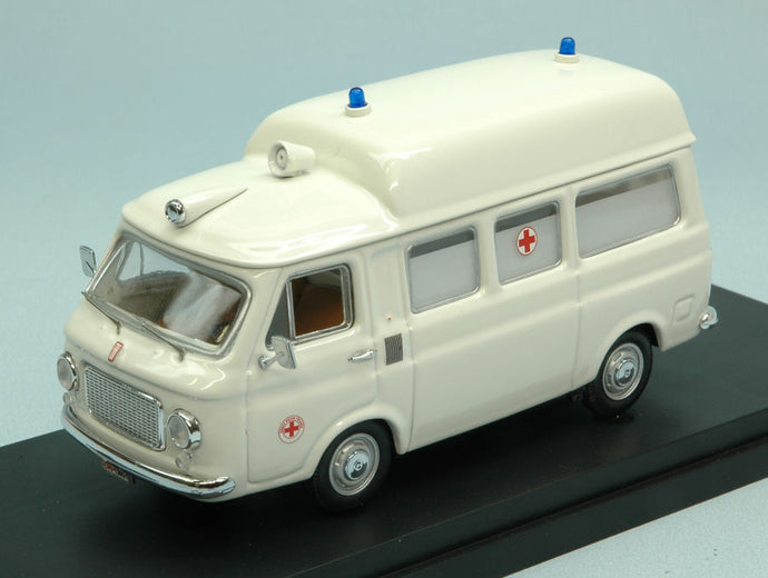 FIAT 238 AMBULANZA CROCE ROSSA ITALIANA 1970 WHITE 1:43
