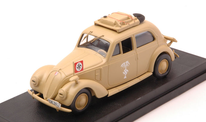 FIAT 1500 DEUTSCHE AFRIKA KORPS SERVICE 1941 YELLOW MILITARY 1:43