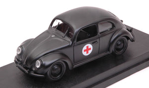 VOLKSWAGEN BEETLE MILITARY AMBULANCE 1943 BLACK 1:43