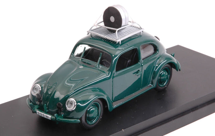 VOLKSWAGEN BEETLE MAGGIOLINO WIESBADEN POLICE SPEED CONTROL 1957 BLACK 1:43