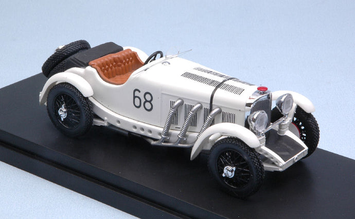 MERCEDES BENZ SSKL SPIDER N 68 WINNER CORSA DELLO STELVIO 1932 HANS STUCK WHITE 1:43