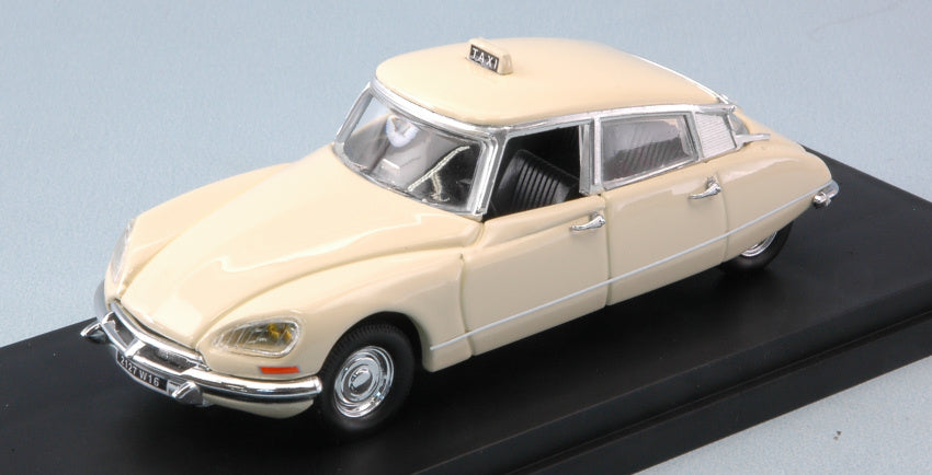 CITROEN DS21 TAXI PARIS 1969 CREAM 1:43