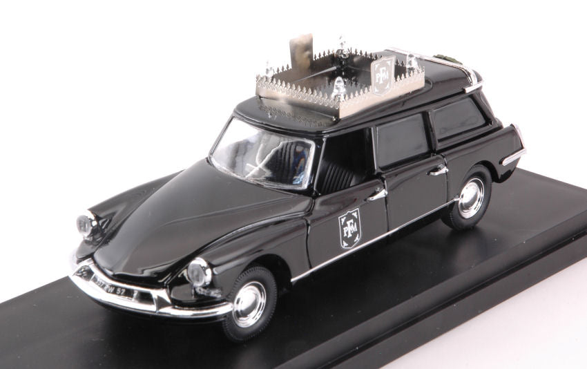 CITROEN DS19 BREAK FUNERAL CAR - CARRO FUNEBRE - HEARSE - 1963 BLACK 1:43