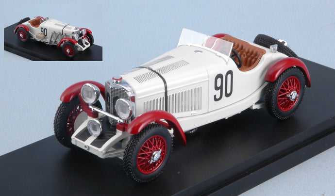 MERCEDES BENZ SSK N 90 MILLE MIGLIA 1932 BROSCHEK - SEBASTIAN WHITE 1:43