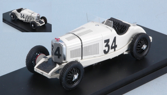 MERCEDES BENZ F1 SSK N 34 3rd MONACO GP 1929 R.CARACCIOLA WHITE 1:43