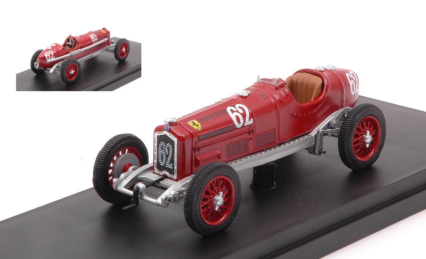 ALFA ROMEO P3 TIPO B N.62 WINNER COPPA ACERBO 1933 LUIGI FAGIOLI 1:43