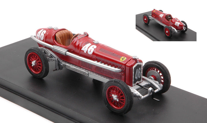ALFA ROMEO F1 P3 TIPO B N 46 COPPA ACERBO 1934 GUY MOLL RED 1:43