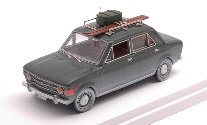 FIAT 128 4 PORTE 1970 CON SCI - WITH SKI GREY 1:43