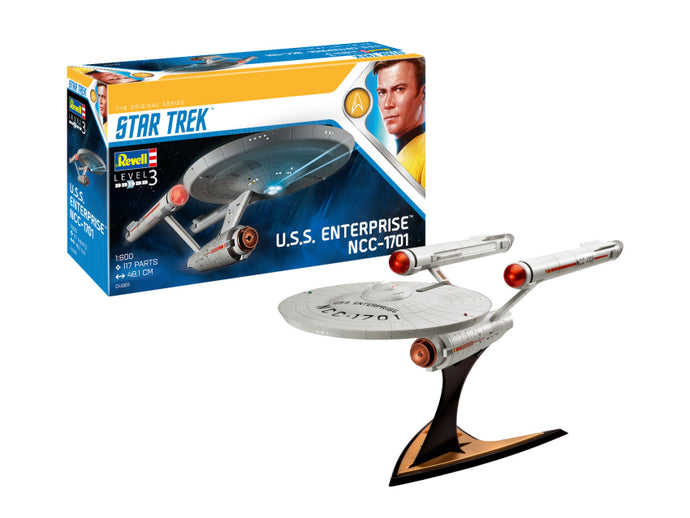 U.S.S. ENTERPRISE NCC-1701 (TOS) KIT 1:600