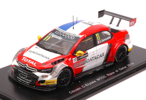 CITROEN C-ELYSEE WTCC #11 GREGOIRE DEMOUSTIER QATAR 2016 rød/hvid/sort 1:43