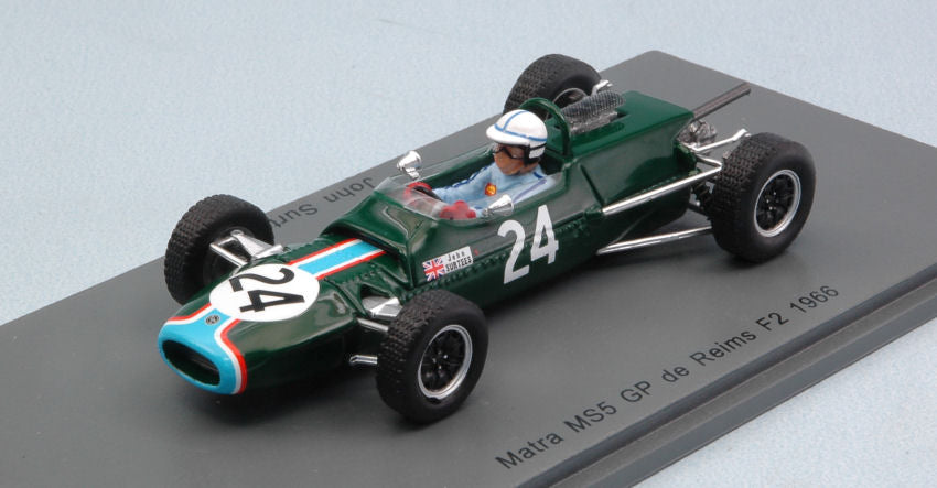 MATRA MS5 J.SURTEES 1966 N.24 GRAND PRIX DE REIMS F2 1:43