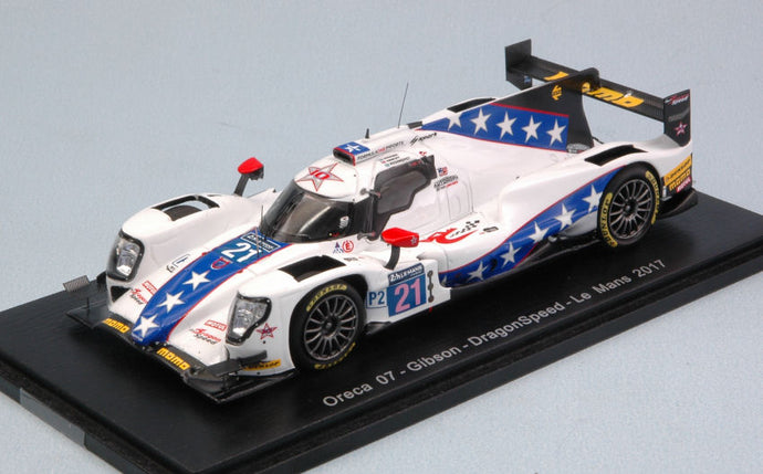 ORECA 07 GIBSON N.21 15th LM 2017 HEDMAN-HANLEY-ROSENQVIST 1:43