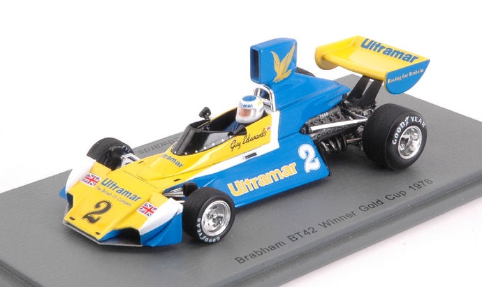 BRABHAM BT42 N.2 WINNER OULTON PARK GOLD CUP GP 1976 GUY EDWARDS 1:43