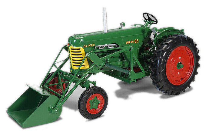 Traktor OLIVER 88 W/FRONT LOADER 1:16