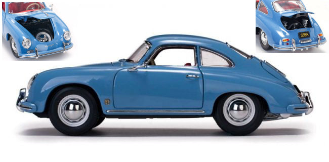 PORSCHE 356A 1500 GS CARRERA GT 1957 LIGHT BLUE 1:18