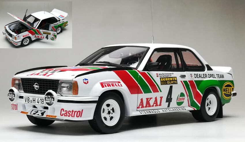 OPEL ASCONA B 400 N.4 SACHS WINTER RALLY 1981 KRISTIANSEN-HARTIGSEN 1:18