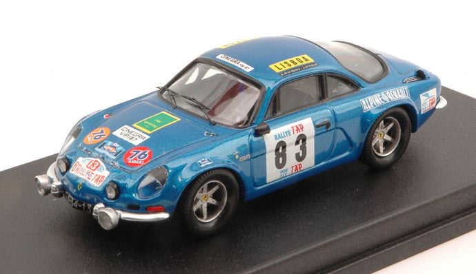 ALPINE A110 N.83 FATAL ACCIDENT PORTUGAL 1972 C.MARQUES-J.ARNAUD(+) 1:43