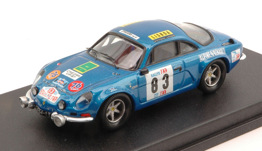 ALPINE A110 N.83 FATAL ACCIDENT PORTUGAL 1972 C.MARQUES-J.ARNAUD(+) 1:43