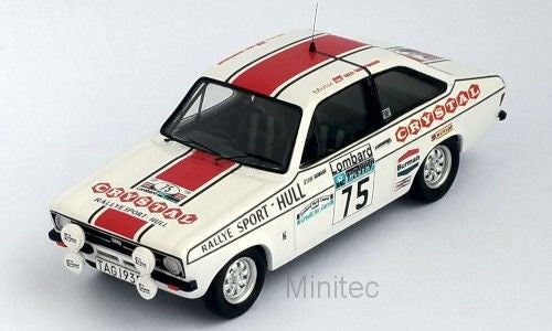 FORD ESCORT MKII RHD N.75 RAC RALLY 1977 JACKSON-HOWARD 1:43