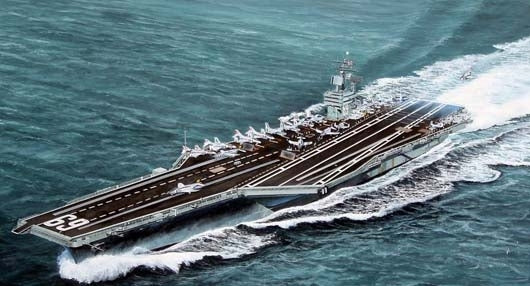 NAVE USS D.EISENHOWER CVN-69 1978 KIT 1:700