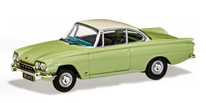 FORD CAPRI 109E LIME GREEN AND ERMINE WHITE 1:43