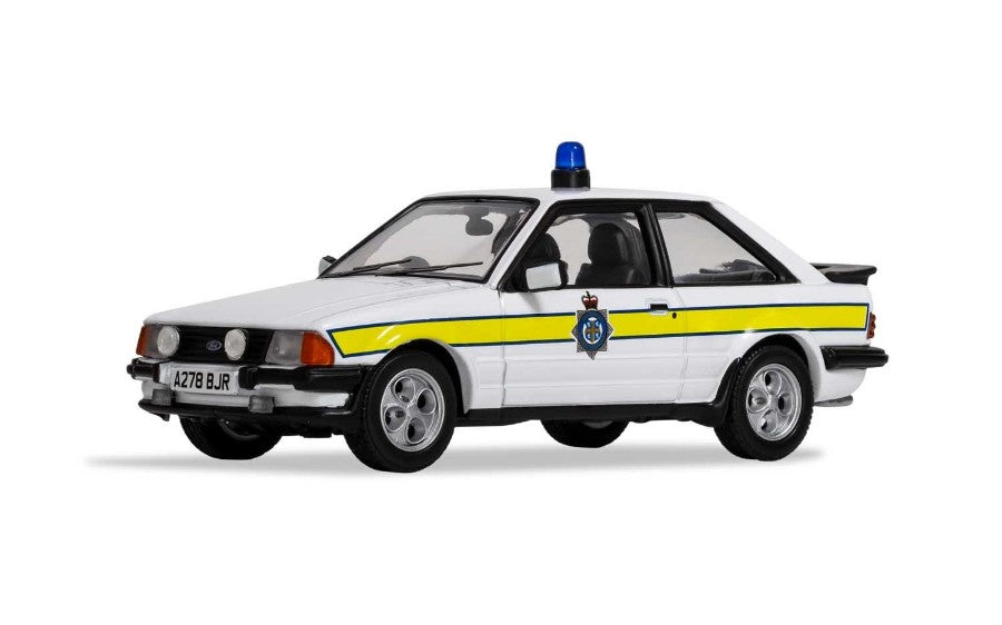 FORD ENGLAND ESCORT MKIII XR3i POLICE 1990 WHITE YELLOW 1:43