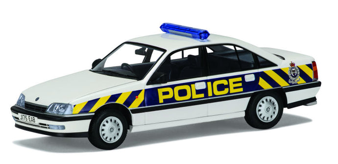 VAUXHALL CARLTON 2.6Li WEST MERCIA POLICE 1989 WHITE BLUE YELLOW 1:43