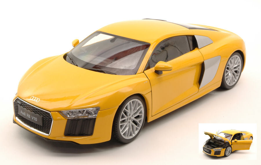 AUDI R8 V10 2016 YELLOW 1:18