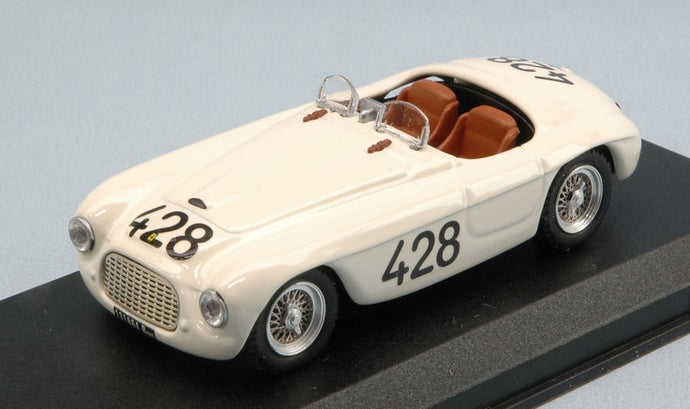 FERRARI 166 MM N.428 9th TARGA FLORIO 1950 MUSSO-GABOARDI 1:43