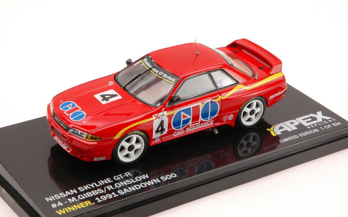 NISSAN SKYLINE GT-R N.4 WINNER SANDOWN 500 1991 1:43