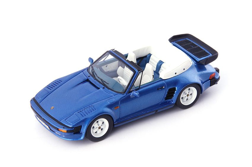 PORSCHE 911 SE FLATNOSE CONVERTIBLE 1988 BLUE 1:43