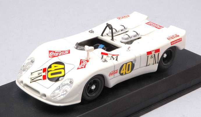 PORSCHE 908/2 FLUNDER SPIDER N 40 TEMPORADA 1970 DECADENET - PAIRETTI WHITE 1:43