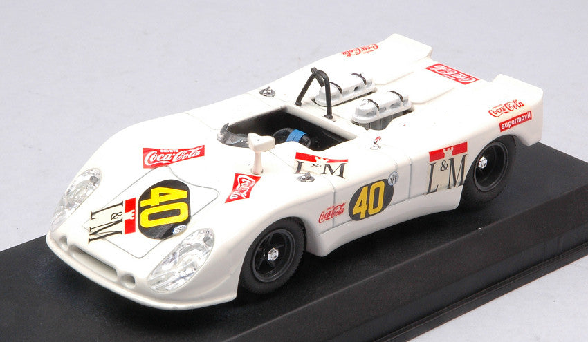 PORSCHE 908/2 FLUNDER SPIDER N 40 TEMPORADA 1970 DECADENET - PAIRETTI WHITE 1:43