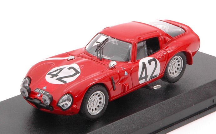 ALFA ROMEO TZ2 N 42 24h LE MANS 1965 ZUCCOLI - GEKY RED 1:43