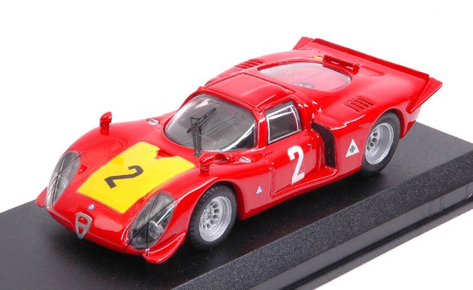 ALFA ROMEO 33.2 N.2 3rd 500 KM IMOLA 1968 M.CASONI-S.DINI 1:43
