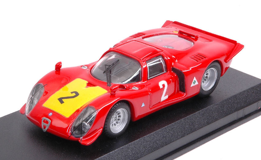 ALFA ROMEO 33.2 N.2 3rd 500 KM IMOLA 1968 M.CASONI-S.DINI 1:43