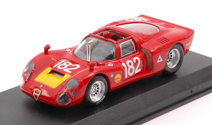 ALFA ROMEO 33.2 N.182 6th T.FLORIO 1968 G.BAGHETTI-G.BISCALDI 1:43