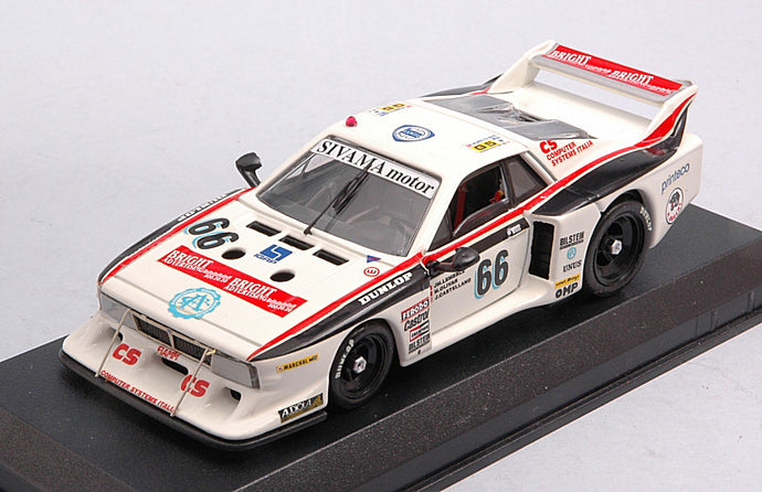 LANCIA BETA MONTECARLO N 66 24h LE MANS 1982 LAMERLE - OLIVAR - CASTELLANO WHITE 1:43