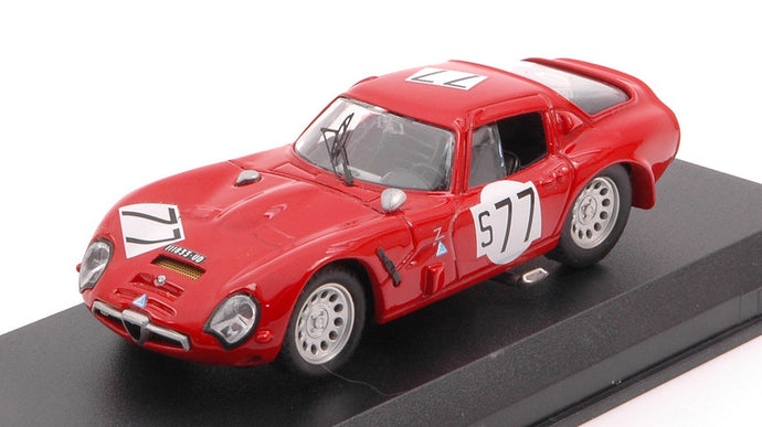 ALFA ROMEO TZ2 N.77 13th 1000 KM NURBURGRING 1966 BIANCHI-SCHULTZE 1:43
