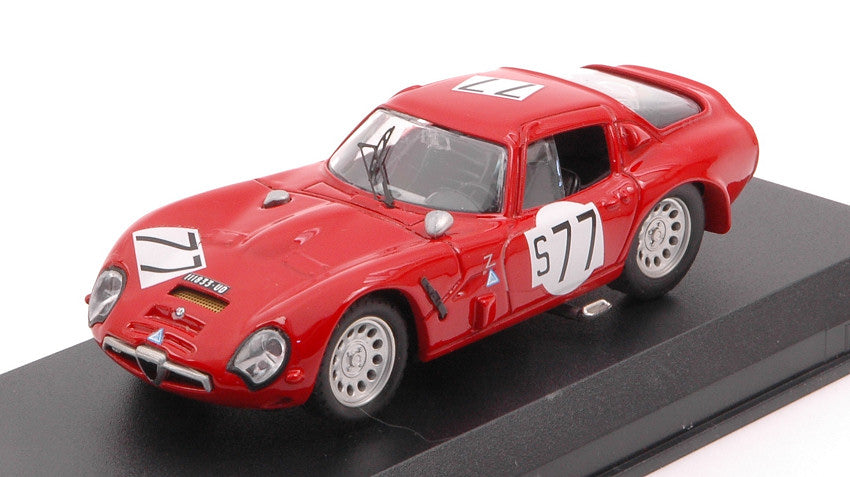 ALFA ROMEO TZ2 N.77 13th 1000 KM NURBURGRING 1966 BIANCHI-SCHULTZE 1:43