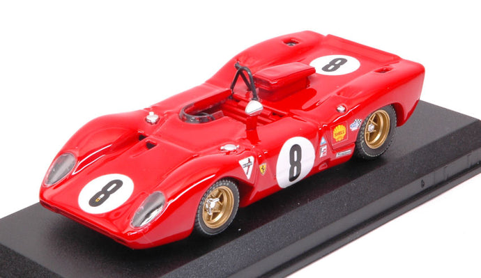 FERRARI 312 P SPIDER N.8 2nd 1000 KM SPA 1969 RODRIGUEZ-PIPER 1:43