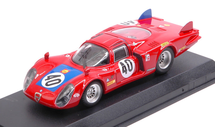 ALFA ROMEO 33.2 N.40 6th LM 1968 M.CASONI-G.BISCALDI 1:43