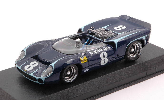 LOLA T70 SPIDER N 8 WATKINS-GLEN 1966 J.GRANT DARK BLUE 1:43