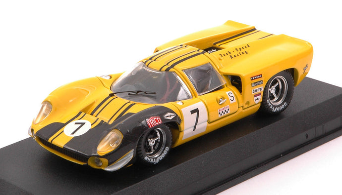 LOLA T70 COUPE N 7 BRANS-HATCH 1969 CRAFT - LIEDDEL YELLOW BLACK 1:43