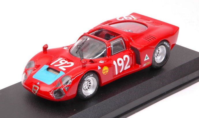 ALFA ROMEO 33.2 SP N.192 2nd TARGA FLORIO 1968 CASONI-BIANCHI 1:43