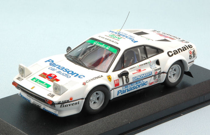 FERRARI 308 GTB N 18 GR4 RALLY D'ELBA 1982 TOGNANA - DE ANTONI WHITE 1:43