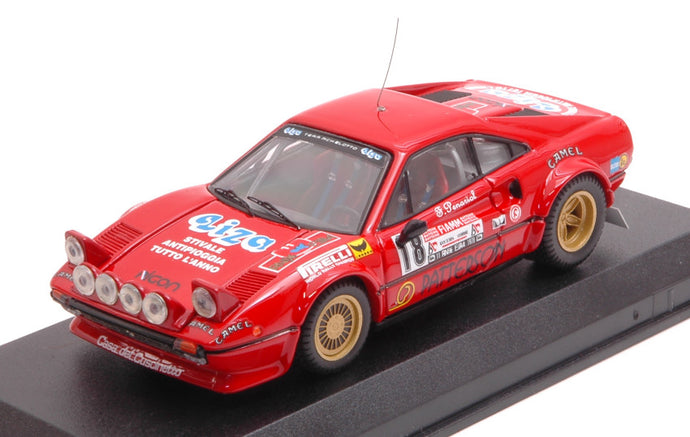FERRARI 308 GTB GR4 RALLY D'ELBA 1978 LIVIERO - PENARIOL RED 1:43